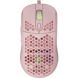 White Shark Galahad Ενσύρματο Gaming Ποντίκι RGB 6400 DPI Pink