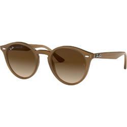 Ray-Ban RB2180 6166/13 Γυαλιά Ηλίου Στρογγυλά Κοκάλινα Καφέ με Καφέ Degradee Φακό