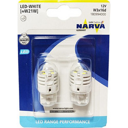 Narva W21W White Range Performance LED 12V 2τμχ