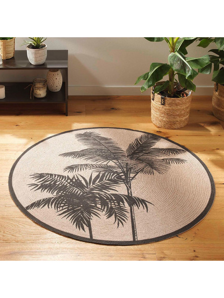 Στρογγυλό Χαλί Καλοκαιρινό (Φ120) L-C Tropic Nature 1741132