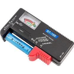 Συσκευή μέτρησης ισχύος μπαταρίας 1.5V και 9V, Battery tester - Aria Trade