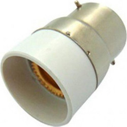Power Adaptor E27 To B22 Plug Socket Ντουί Λάμπας