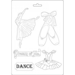 Εύκαμπτο Καλούπι για Σαπούνι-Γύψο - 21x29.7cm - Passion Dancer Stamperia