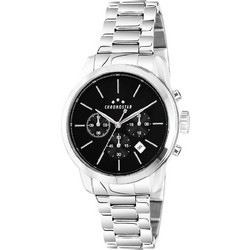 Chronostar Ανδρικό Ρολόι Χρονογράφος με Ασημί Μεταλλικό Μπρασελέ R3753270001