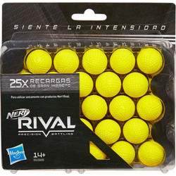 Hasbro Nerf Rival 25 Round Refill Pack Σφαίρες Εκτοξευτή για 14+ Ετών