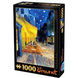 Puzzle D-Toys Van Gogh Caffe Terrace At Night 1000 Κομμάτια