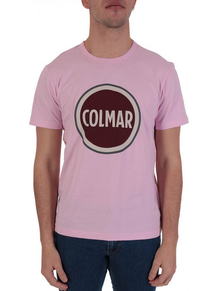 COLMAR T-SHIRT FRIDA REGULAR FIT BIG LOGO ΡΟΖ