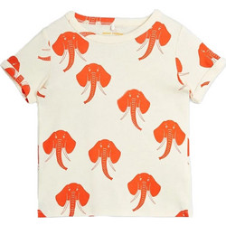 Παιδικο T-shirt Elephants Aop Ss Tee 2222012011 offwhite