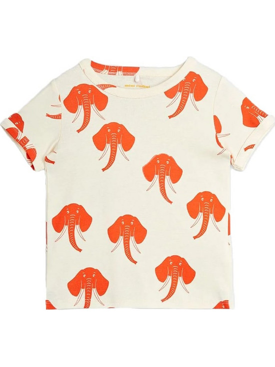 Παιδικο T-shirt Elephants Aop Ss Tee 2222012011 offwhite