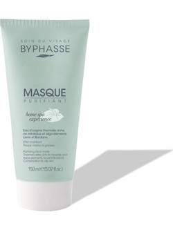 Byphasse Home Spa Experience Cleaning Mask Κρεμώδης Μάσκα Προσώπου για Καταπράυνση 150ml