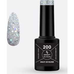 Drop Gel Polish 200 Glitter Ημιμόνιμο Βερνίκι Νυχιών 5ml