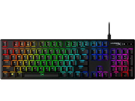 HyperX Alloy Origins Μηχανικό Gaming Πληκτρολόγιο με HyperX Blue Διακόπτες RGB Black
