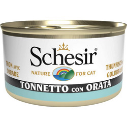 Schesir Nature for Cat with Tuna & Sea Bream in Jelly 85gr 55061335