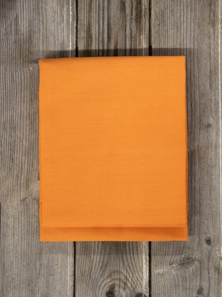 Nima Σεντόνι Ημίδιπλο Βαμβακερό 180x260 Unicolors Deep Orange