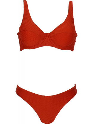 Gsecret Bikini Set Μπουστάκι με Ενίσχυση Κόκκινο L2218-18908