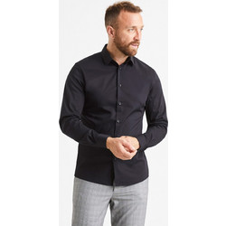 Celio Ανδρικό Πουκάμισο Μακρυμάνικο Masantal Black