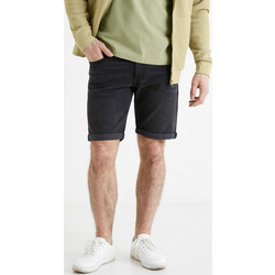 Celio Casual Ανδρική Βερμούδα Chino Μαύρη BOFIRSTBM
