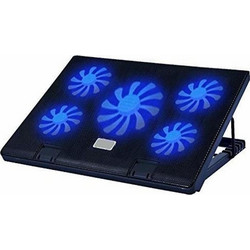 Naxius CP-21 Cooling Pad για Laptop έως 15.6" με 5 Ανεμιστήρες