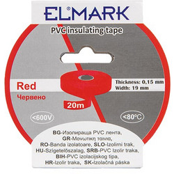 INSULATING TAPE 20mx19mm RED - 51024