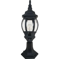 ΦΑΝΑΡΙ ΔΑΠΕΔΟΥ 1XE27 BLACK H529 IP44 JAMES - 96515MF/BL