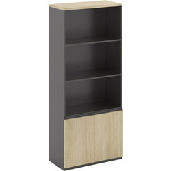 Woodwell Project Βιβλιοθήκη 80x40x200cm EO908