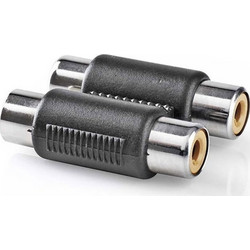 Nedis Μετατροπέας RCA female σε RCA 2x female (CAGP24952BK)