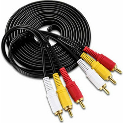 VLVP Cable 3xRCA Male-3xRCA Male, 5.0 m