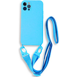 Bodycell Color Strap Back Cover Light Blue (iPhone 13 Pro)