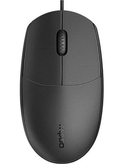 Rapoo N100 Ενσύρματο Ποντίκι Black