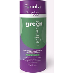 Fanola No Yellow Color Green Lightener Powder Ντεκαπάζ 450gr