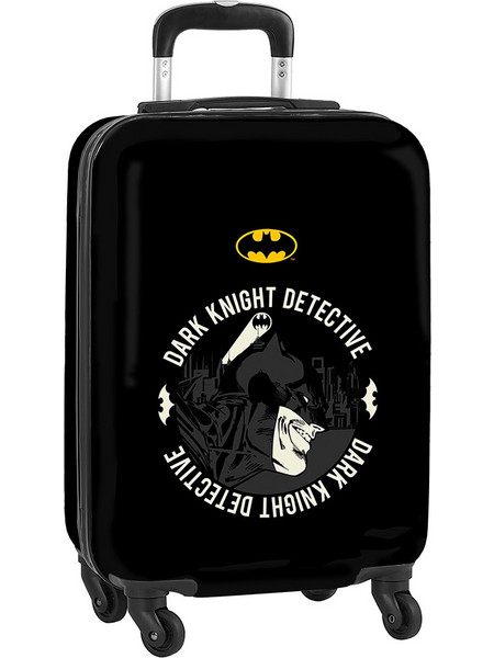 Safta Batman Παιδική Βαλίτσα Καμπίνας 55x35x20cm με 4 Ρόδες Μαύρη