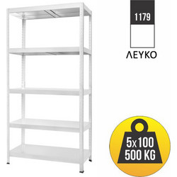 Kovona System Μεταλλικά Ράφια Drumy (180x100x40) 5x100kg - 1179
