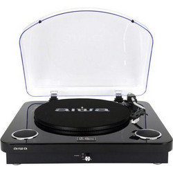 Aiwa GBTUR-120 BKMKII Πικάπ με Ηχεία & Προενίσχυση Bluetooth & USB Black