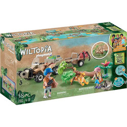 Playmobil Wiltopia Φροντιστές Ζώων με Εξερευνητικό Όχημα για 4-10 Ετών 71011