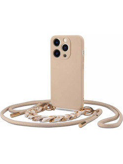 Tech-Protect Icon Chain Back Cover Beige (iPhone 13 Pro)