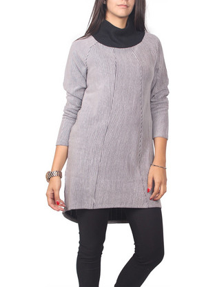 Soft Rebels Val Καθημερινό Φόρεμα Ριπ Γκρι 516-307