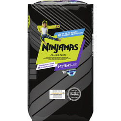 Pampers Ninjamas Boy Pyjama Night Pants Πάνες Βρακάκι 27-43kg 9τμχ