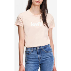 LEVI'S(R) Perfect Tee Seasonal Poster Logo Peach Puree - Pink