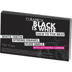 CURAPROX Black is White Chewing Gum (1 τεμάχιο) - Τσίχες