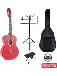 Gewa PS510143 3/4 Standard Red Bundle