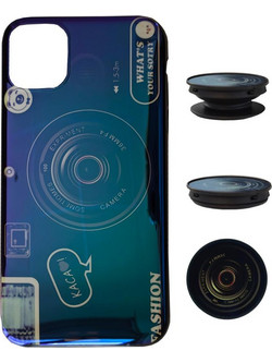 Ancus TPU Fashion Popsocket Back Cover Blue (iPhone 11 Pro Max)