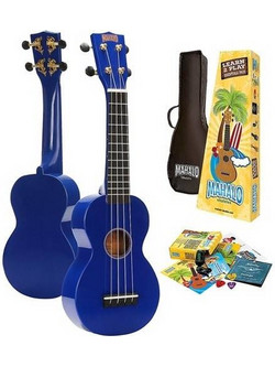 Mahalo Learn 2 Play Pack Rainbow Soprano Blue