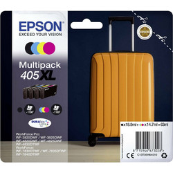 Epson 405XL B/C/M/Y Πακέτο 4 Μελανιών Εκτυπωτή Inkjet C13T05H64010