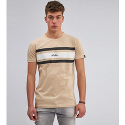 T-Shirt λαιμόκοψη MARTINI triple-stripes - Aqua μπεζ