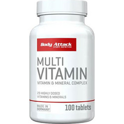 Body Attack Multi Vitamin 100 Ταμπλέτες