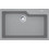 Franke Urban UBG 610-78 Stone Grey Ένθετος Νεροχύτης Γρανίτη 78x50cm