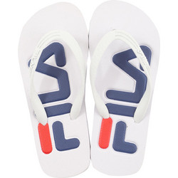 Fila Παιδικές Σαγιονάρες για Αγόρι Λευκές FFK0023-10004