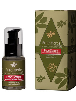 Pure Herbs Anti-Wrinkle Face Αντιγηραντικό Serum Προσώπου με Κολλαγόνο 15ml