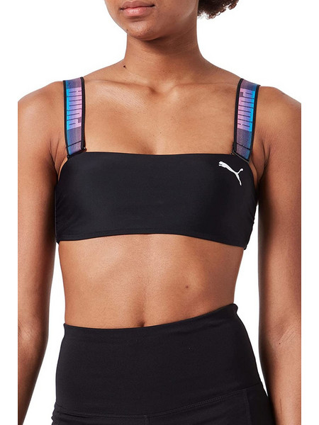 Puma Bandeau Αθλητικό Γυναικείο Μαγιό Bikini Top Μαύρο 701211027-001