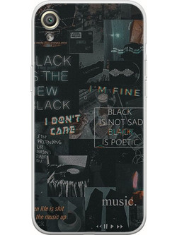 Aesthetic Black Sony Xperia XA Flexible TPU (Διάφανη Σιλικόνη)